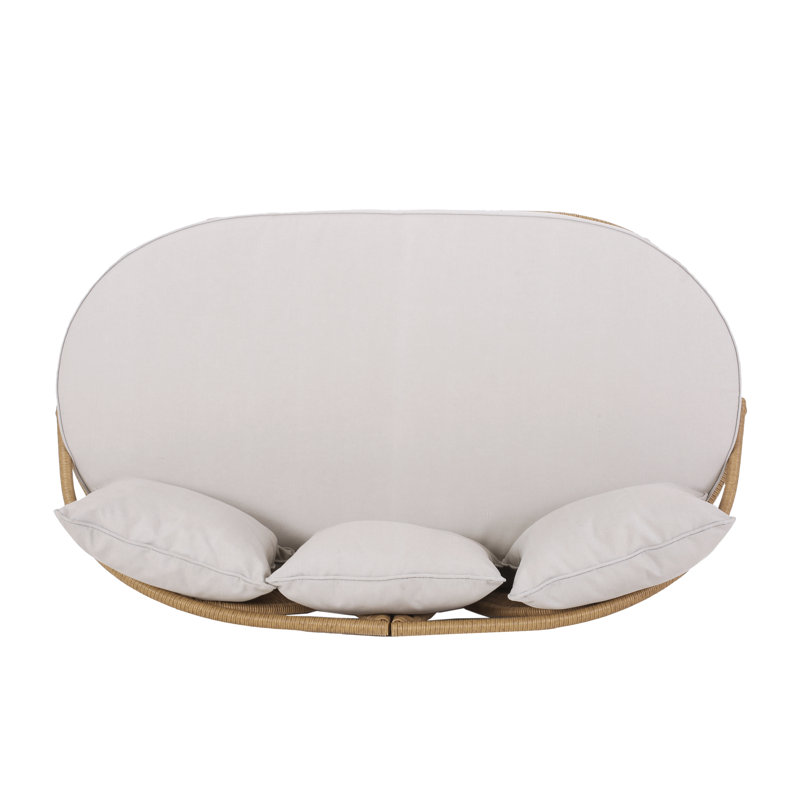 Olu bamboo large round patio daybed hotsell